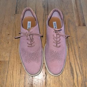 Steve Madden leather pink shoes